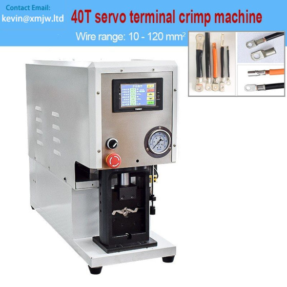Servo 40t/50t High Voltage Cable Terminal Riveting Machine - Power Cable