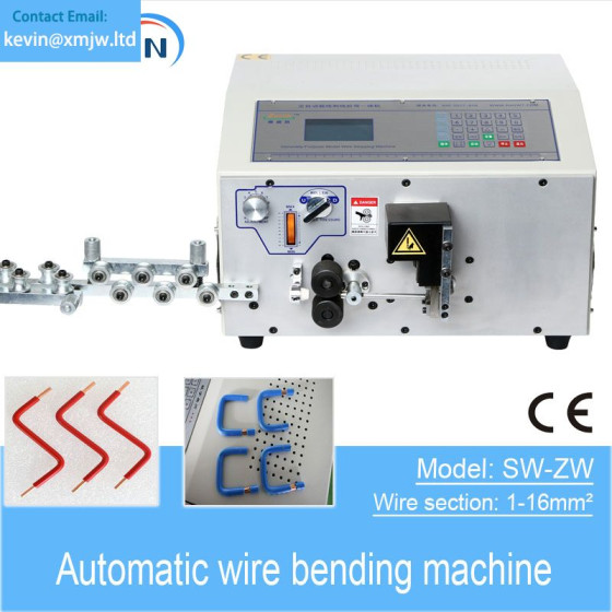 1-6mm² Two Wheel Drive Wire Strip & Bending Machine - Automatic U/Z Type