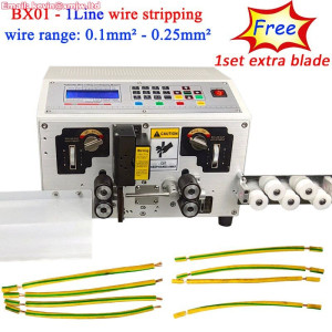 HS-BX01 1-Line Wire Cutting & Stripping Machine - 1 LINE Wire Feed