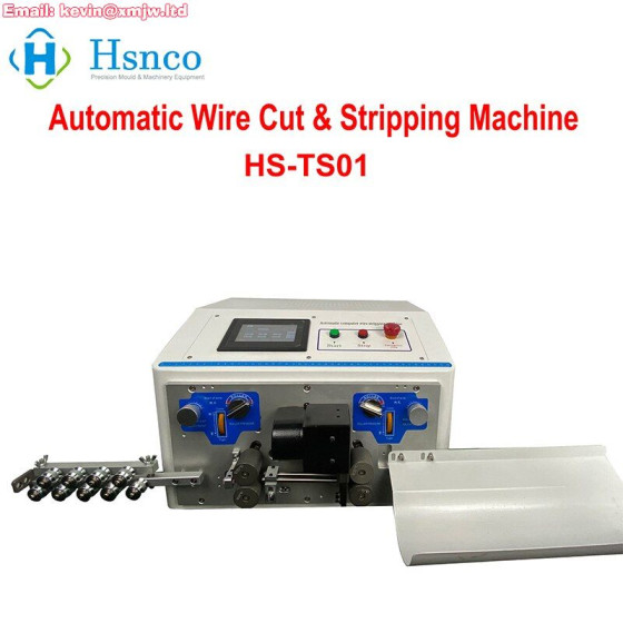 HS-TS01-2Lines Auto Wire Cable Cutting & Stripping - Touch Screen