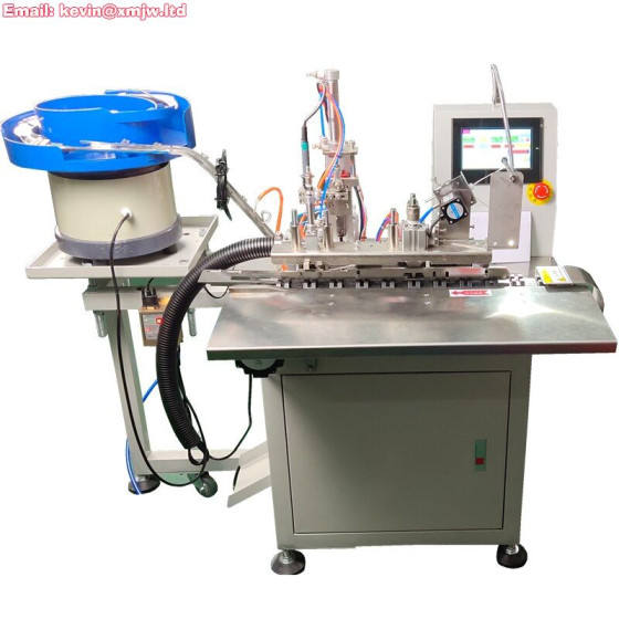 Automatic USB Data Cable Cutting Stripping Soldering Machine - Welding