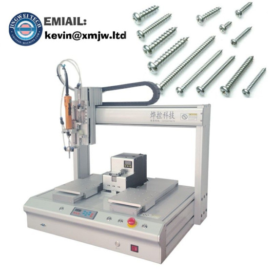M1-M6 Electric Desktop Auto Screwing Robot - 4-Axis Screw Tighten