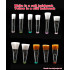 20PCS Brush Glue Dispenser Needles - 14G-27G Flat/Round Head Tips