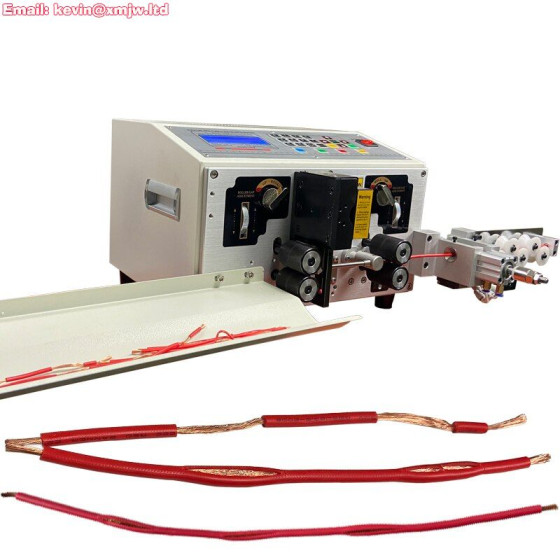 Automatic Cable Cutting & Stripping Machine - Middle Strip Function