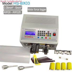 Computer Auto Wire Stripping Machine - 0.1-6mm² Motorized Cable Crimp