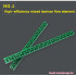 10PCS FMC Square Bayonet AB Static Mixing Pipe - Round Nozzle Glue