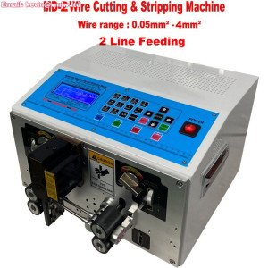 High Speed Auto Wire Stripping Machine - 0.1-4mm² 2-Wire Feed