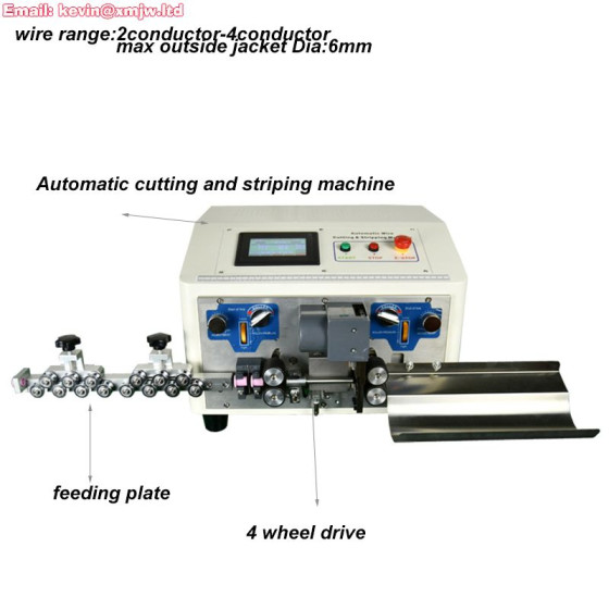 Automatic Wire Cutting Stripping Machine - 24/7 Continuous Operation