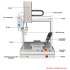 360° Rotary Inner Circle PVC Glue Dispenser - 3-Axis Desktop Speaker