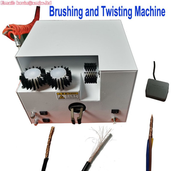 CX01 Pneumatic Multi-Functional Wire Brushing & Twisting Machine