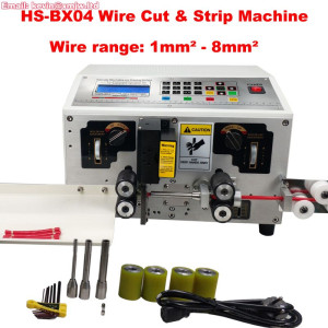 Tungsten Carbide Blade Wire Cutting & Stripping Machine - 1mm²-8mm² Motor