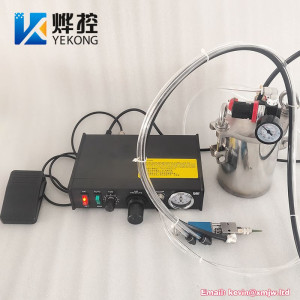 Manual 1L Pressure Tank Glue Dispenser - Single Liquid Dispense Valve