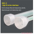 10PCS FMC Square Bayonet AB Static Mixing Pipe - Round Nozzle Glue