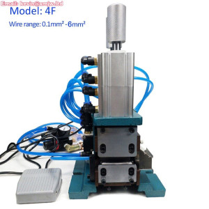4F Vertical Pneumatic Air-Wire Stripping Machine + Extra Blades