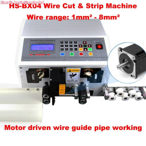 Automatic Wire Stripping Machine - 0.1-8mm² Cable Cutting & Peeling