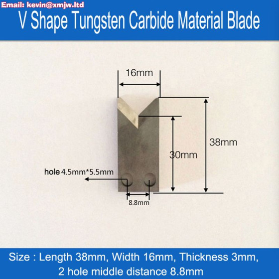 2PCS SWT508 Series Wire Stripping Machine Blade - Tungsten Carbide