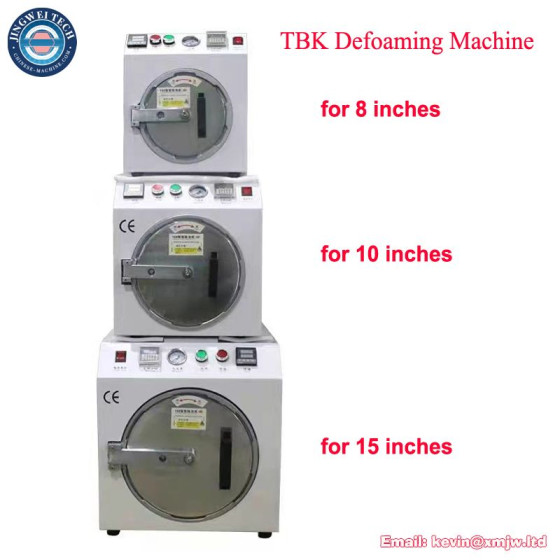 LCD Air Bubble Remover - OCA Defoaming Machine 15/10/8 Inch Touch Screen Repair