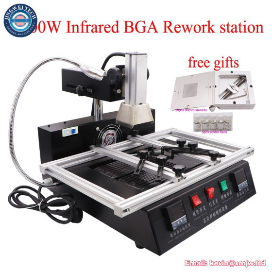 Infrared BGA Rework Station M770 - 2 Zones, 1900W, Solder Balls & Stencils