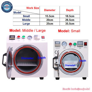 LCD Autoclave Bubble Remover Machine - Vacuum OCA Lamination for iPhone/Samsung