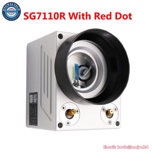 SG7110 Fiber Laser Scanning Galvo Head - Double Red Dots Pointer
