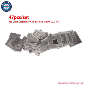 47pcs Universal Direct Heat Reballing Stencils - PS3/PS4/XBOX/WII