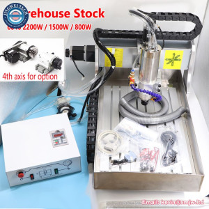 CNC Router 6040 4Axis 2200W - Wood Metal Engraver Milling & Water