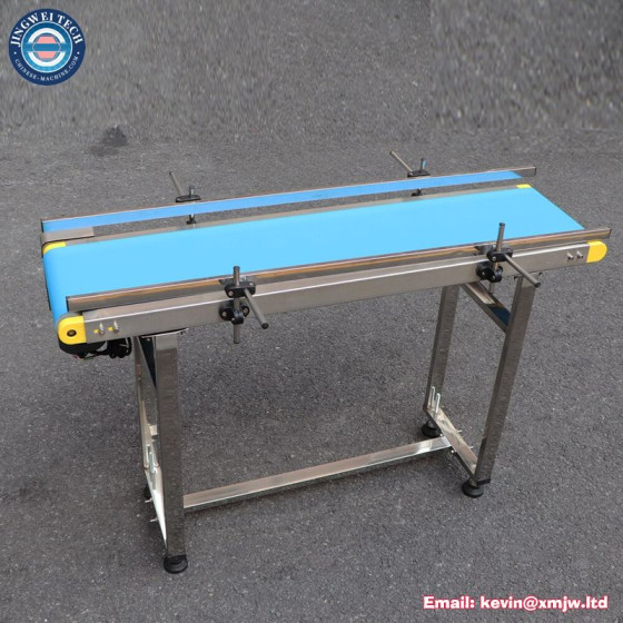 1500mm Food Grade Conveyor Belt - Double Buffles Bottle Sticker Laser