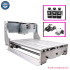 6040 CNC Wood Router Aluminum Frame - Rotary Axis 57 Motor Kit