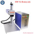 Raycus MAX Fiber Laser 70W - Rotary Business Card Silver Gold Cutter