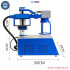 50W Raycus Fiber Laser Engraver - Jewelry Metal Rotary Card Silver Gold