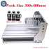 DIY 3040 CNC Frame 3 Axis - Metal Wood Ball Screw Nema23 Motors