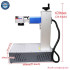Fiber Laser Marking Machine - Rotary Axis Metal Card Silver Gold 100W