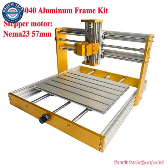 CNC Router 3040 Aluminum Frame Kit - Nema23 Motor 300x400x120mm