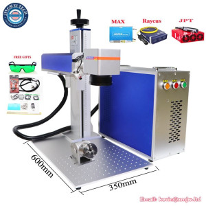 Desktop Split Fiber Laser Marking Machine - Metal Engraver 100W Opt.