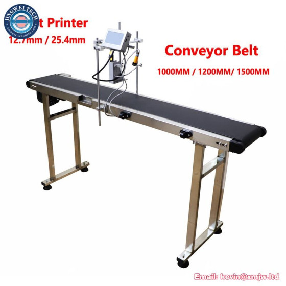 12.7mm Inkjet Printer - Expiry Date LOGO Online Conveyor Belt 1.5m
