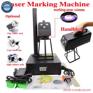 B5 Handheld Fiber Laser Marking Machine - Mini Portable Jewelry Engraver