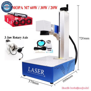 JPT MOPA 20W Fiber Laser Metal Marking Machine - Jewelry Cut Gold