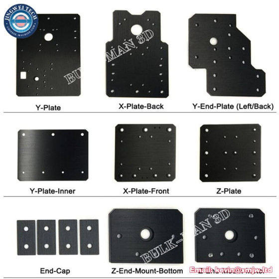 Openbuilds Workbee Engraving Mechanism - Frame Plate Mounting 23pcs