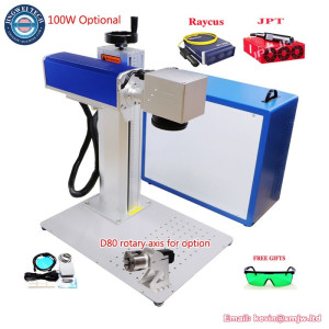 Raycus JPT MOPA M7 60W Fiber Laser Engraver - EZCAD2 Galvo Ring