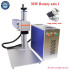Raycus MAX Fiber Laser 70W - Rotary Business Card Silver Gold Cutter