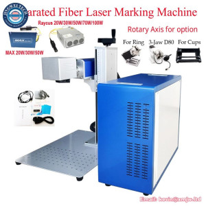 Raycus 100W Fiber Laser - Jewelry Engraver Card Silver Gold Steel Cut