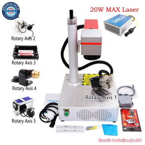 Mini 20W MAX Laser Engraver - Metal Gold Steel Rings Cups High Acc.