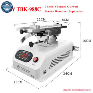 TBK-988C 7 Inch Vacuum LCD Curved Screen Separator - iPhone/Samsung Repair
