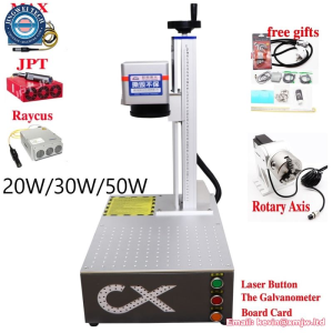 30W Raycus Fiber Laser - Metal Cutting Silver Gold Rotary Ezcad JPT MAX