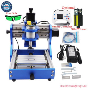 Mini Metal Frame CNC 1310 Router - Laser Engraving PCB Milling 500mW