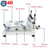 3040 Manual Solder Paste Printer - SMT Stencil Printing Machine 300x400mm