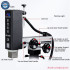 ZhuoMao ZM-R5830 Air BGA Rework Station - 3 Zones, 4500W PCB Chip Repair