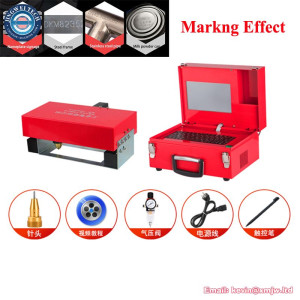 Hand-held Pneumatic Electric Metal Nameplate Marking Machine - 140x40mm Plotter