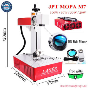 JPT MOPA M7 100W Fiber Laser - Color Metal Cut Ring Engraver