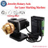 Fiber Laser Carving Marking Machine - Rotary Axis Ring Jewelry Chuck